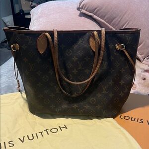 Louis Vuitton Dark Brown Monogram Tote